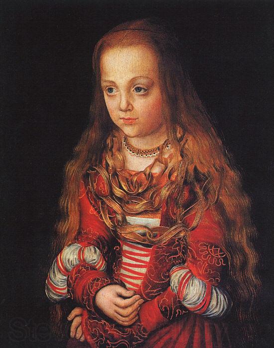 CRANACH, Lucas the Elder A Princess of Saxony dfg